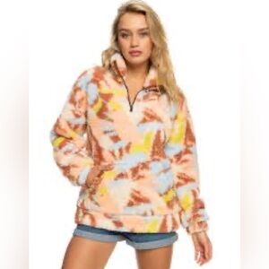 Like New ROXY Bonfires on the Beach Half-Zip